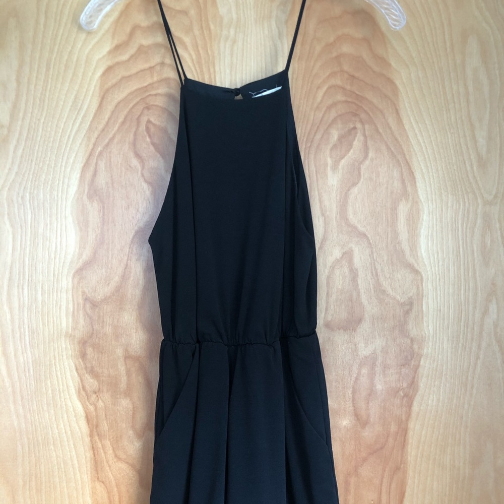 NEW! Silence + Noise High-Neck Seamed Romper